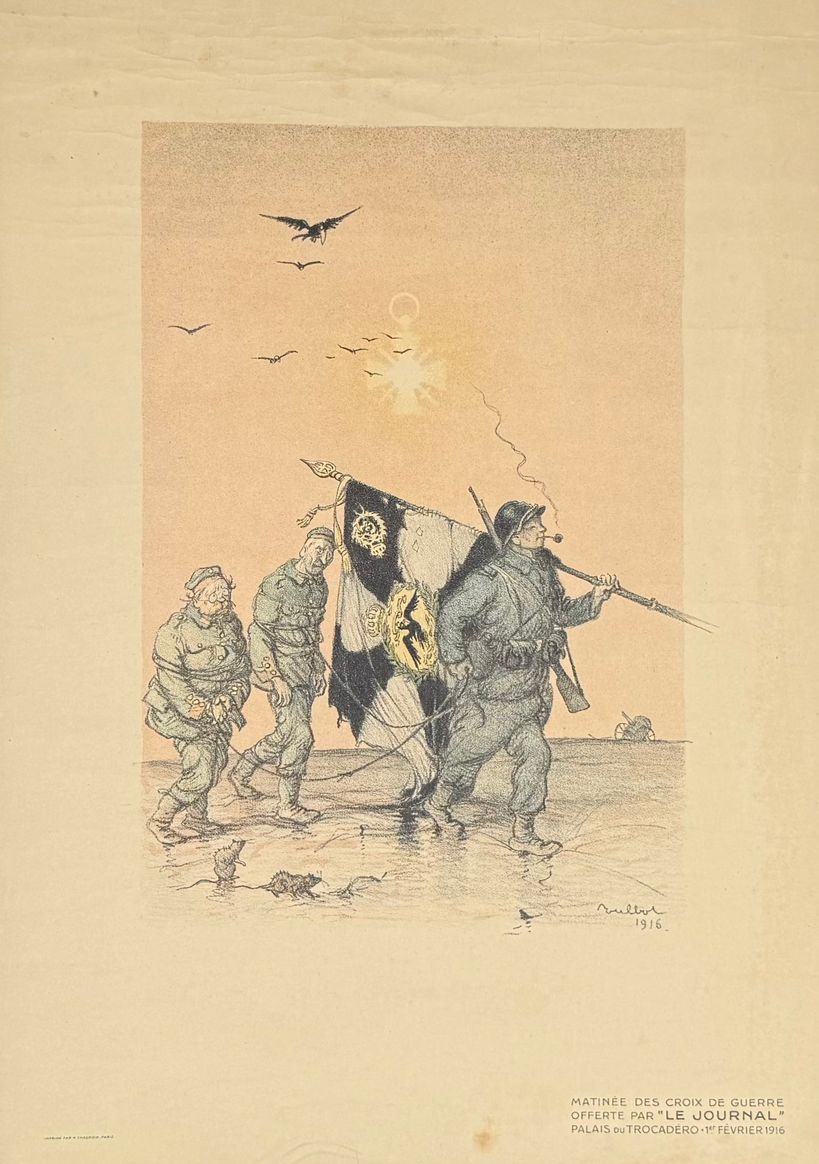 Francisque Poulbot : Matinee des croix de guerre, 1916 (1 of 2)