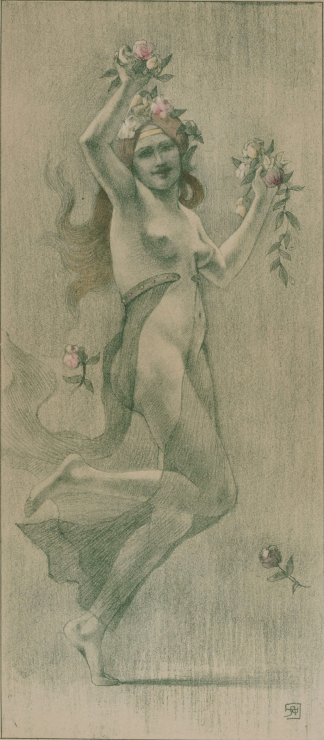Armand Rassenfosse - Danse, 1897: Armand Rassenfosse (1862-1934) Danse, 1897 Lithograph on wove paper. Signed on the plate lower right. L'Estampe Moderne's blind stamp on the bottom right corner. Dimensions: +Size of the sheet : 40.5 