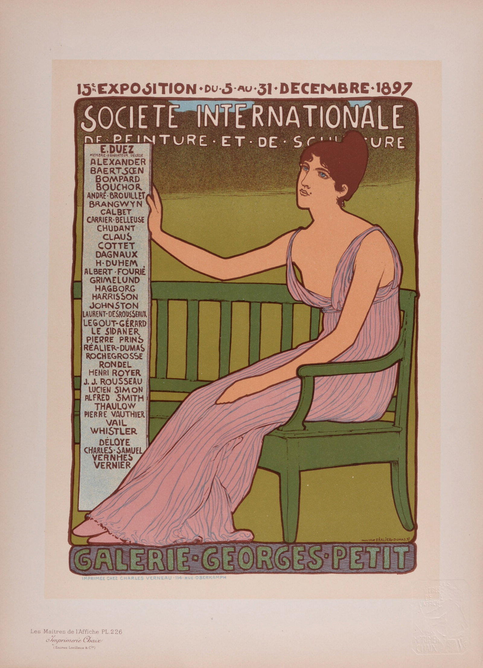 Maurice Realier-Dumas - Les Maitres de l’Affiche : Galerie Georges Petit, 1900 (1 of 6)