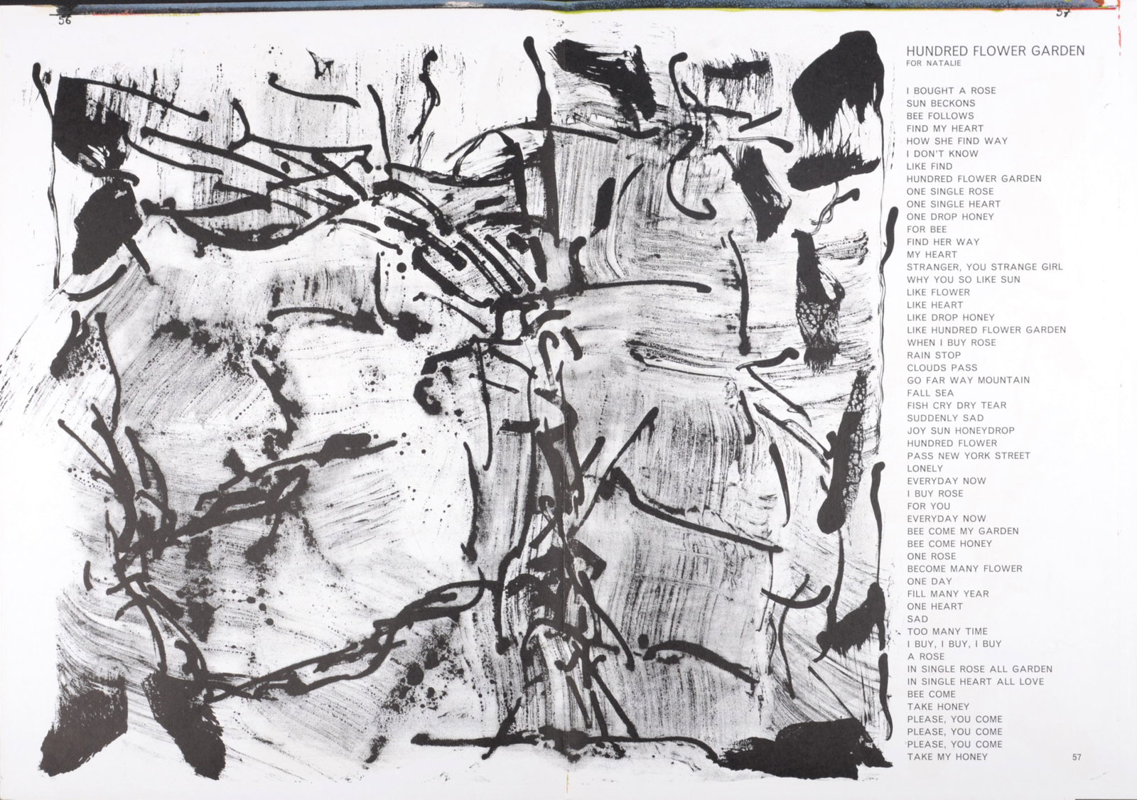 Jean-Paul Riopelle : One Cent Life, 1964: Jean-Paul Riopelle (1923-2002) One Cent Life, 1964 Original lithograph on wove paper, printed on double pages. Dimensions: + Size of the sheet: 41 x 58 cm / 16,1 x 22.8 in. Issued from the famous "One