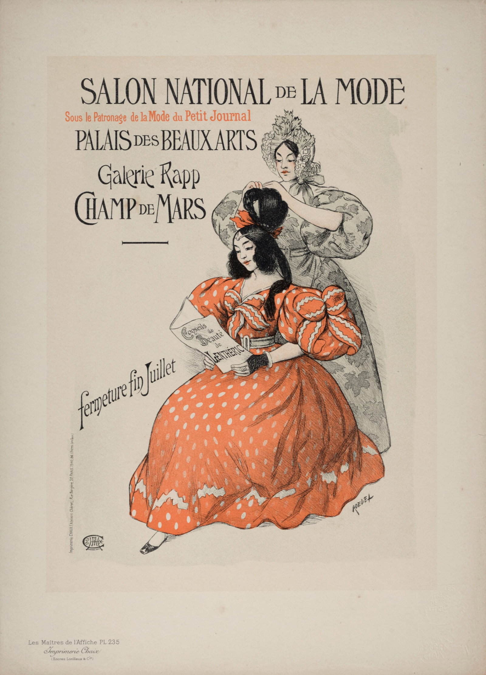 Auguste Roedel : Les Maitres de L’Affiche - Salon de la Mode, 1900 (1 of 6)