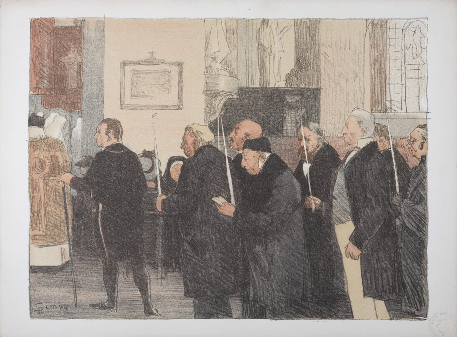 Lucien Simon : Les Marguilliers, 1897 (1 of 5)