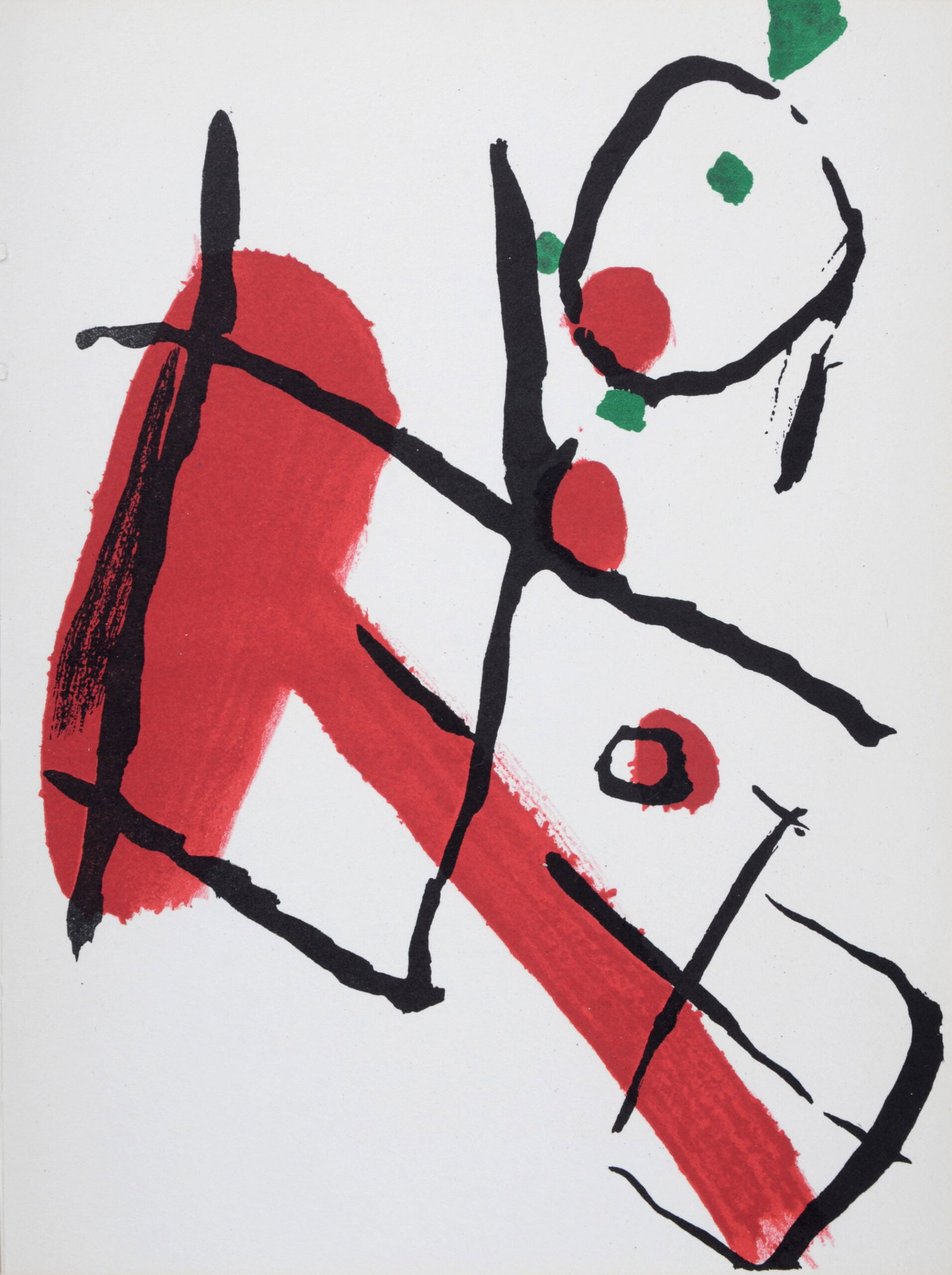 Pierre Tal-Coat : Composition, 1966: Pierre Tal-Coat (1905-1985) Composition, 1966 Original lithograph in colors on wove paper Dimensions : + Size of the sheet : 25,5 x 19 cm / 10 × 7,5 in Lithograph specially created by the artist for 