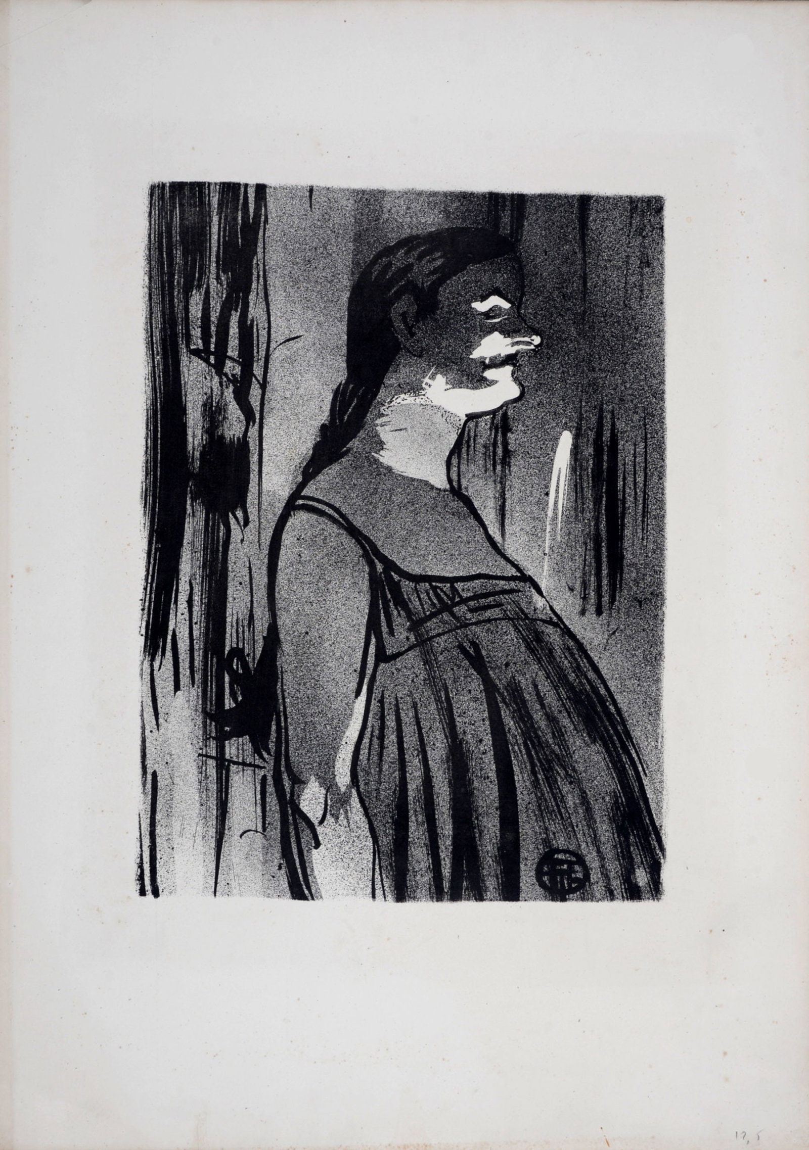 Henri De Toulouse-Lautrec : Madame Abdala, Le Cafe Concert, 1893: Henri De Toulouse-Lautrec (1864-1901) Madame Abdala, Le Cafe Concert, 1893 Lithograph on Velin paper. Signed on the plate in the right margin, with Toulouse-Lautrec's monogram. Dimensions: + Size of t