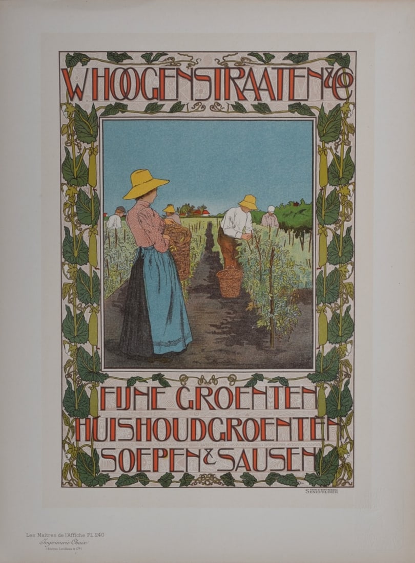 Johann Georg Van Caspel : Les Maitres de L’Affiche - Whoogenstraaten et Co., 1900 (1 of 5)