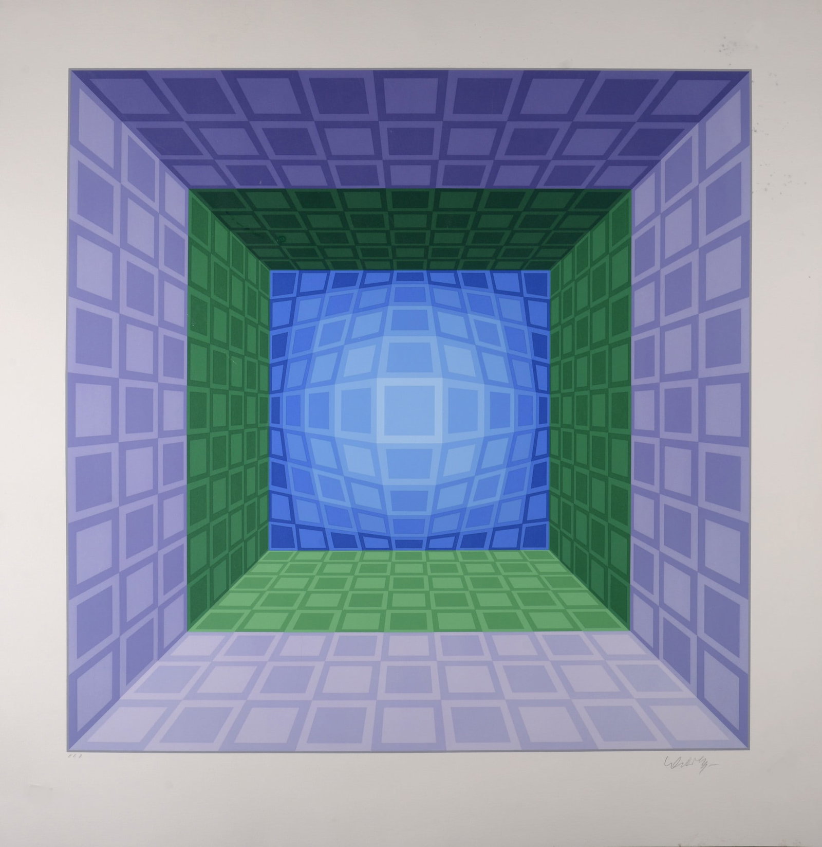 Victor Vasarely : Dorlac, 1989 - Hand-signed (1 of 7)