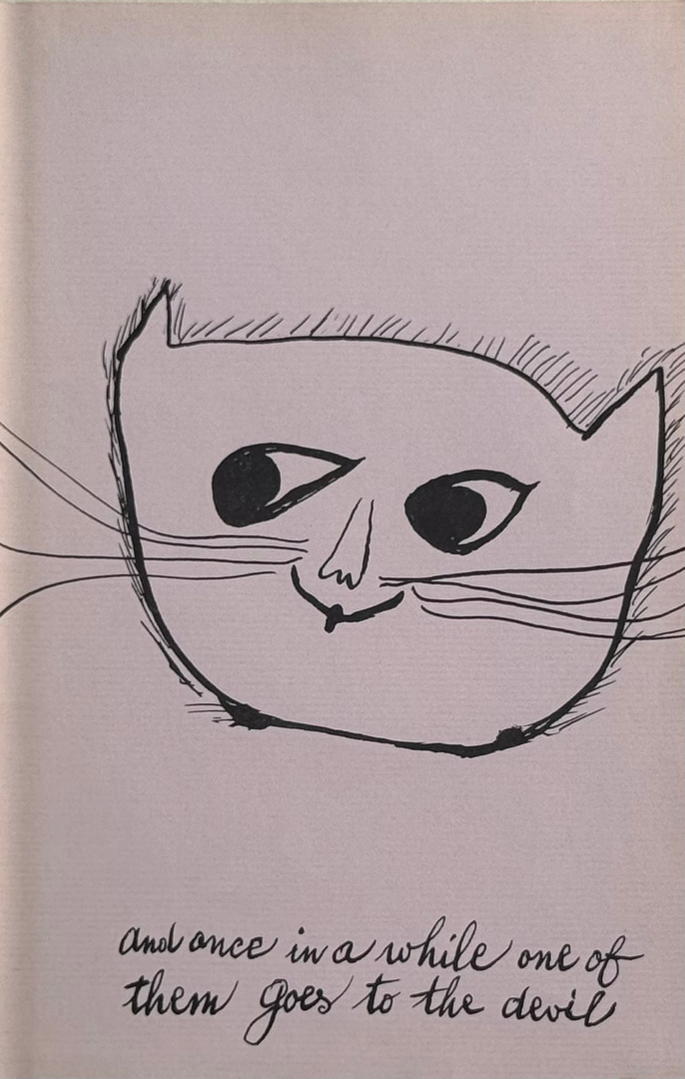 Andy Warhol : Holy Cats : And once in a while, c. 1957 (1 of 3)