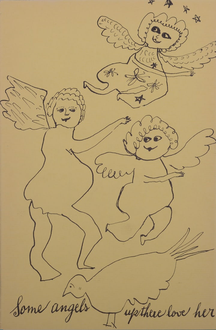Andy Warhol - Holy Cats - Some angels up there love, C. 1957 (1 of 1)