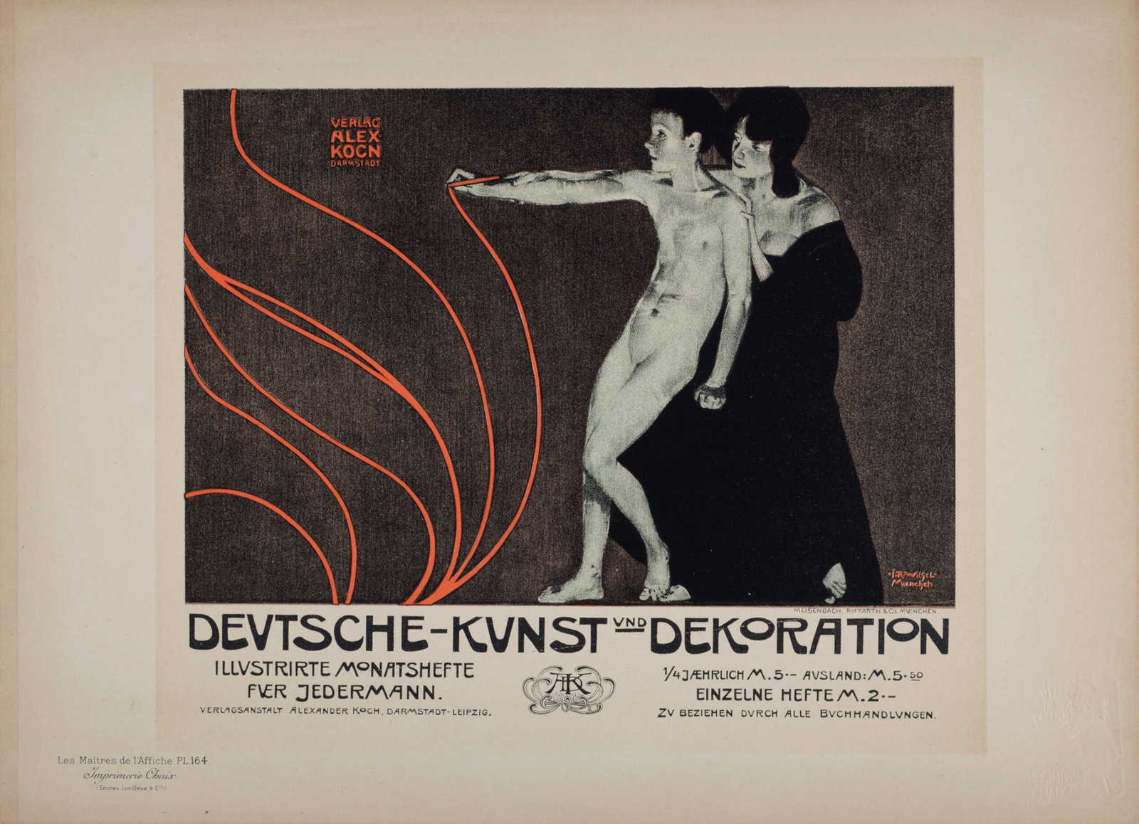Joseph Rudolf Witzel : Les Maitres de L’Affiche - Deutsche Kanst und Dekoration, 1899 (1 of 6)