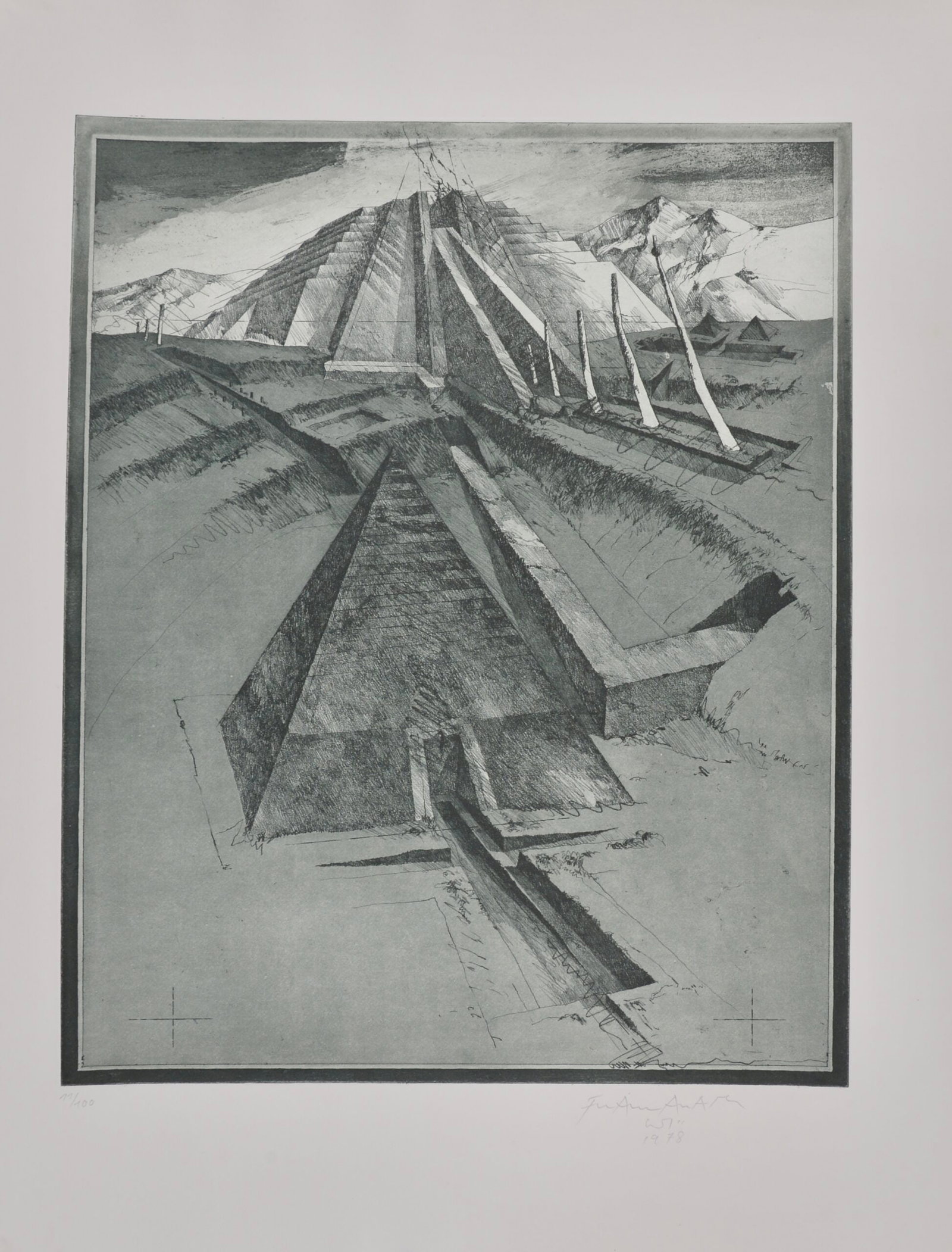 Franz Anatol Wyss : Landscape, 1978 (1 of 5)