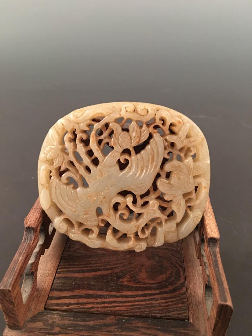 Chinese Liao Jin Jade Plaque: Chinese Liao Jin Jade Plaque 2-1/2'' H; 2-7/8'' W; 60 g Shipping: We are able to pack and ship this item to an address in the United States for $25.00 via UPS Ground or USPS Priority Mail. Tracking in