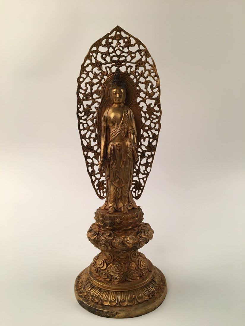 Chinese Gilt Bronze Buddha Statue (1 of 10)