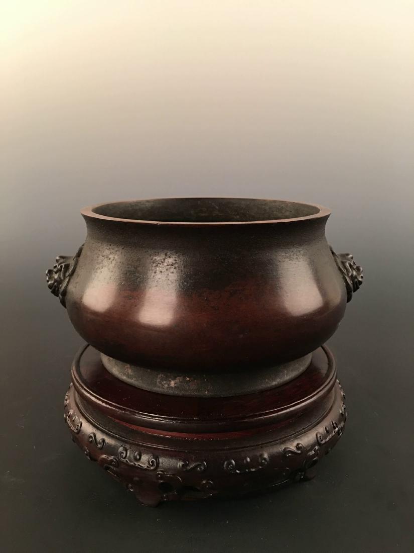 Chinese Brass Censer With Xuande's Mark (1 of 7)