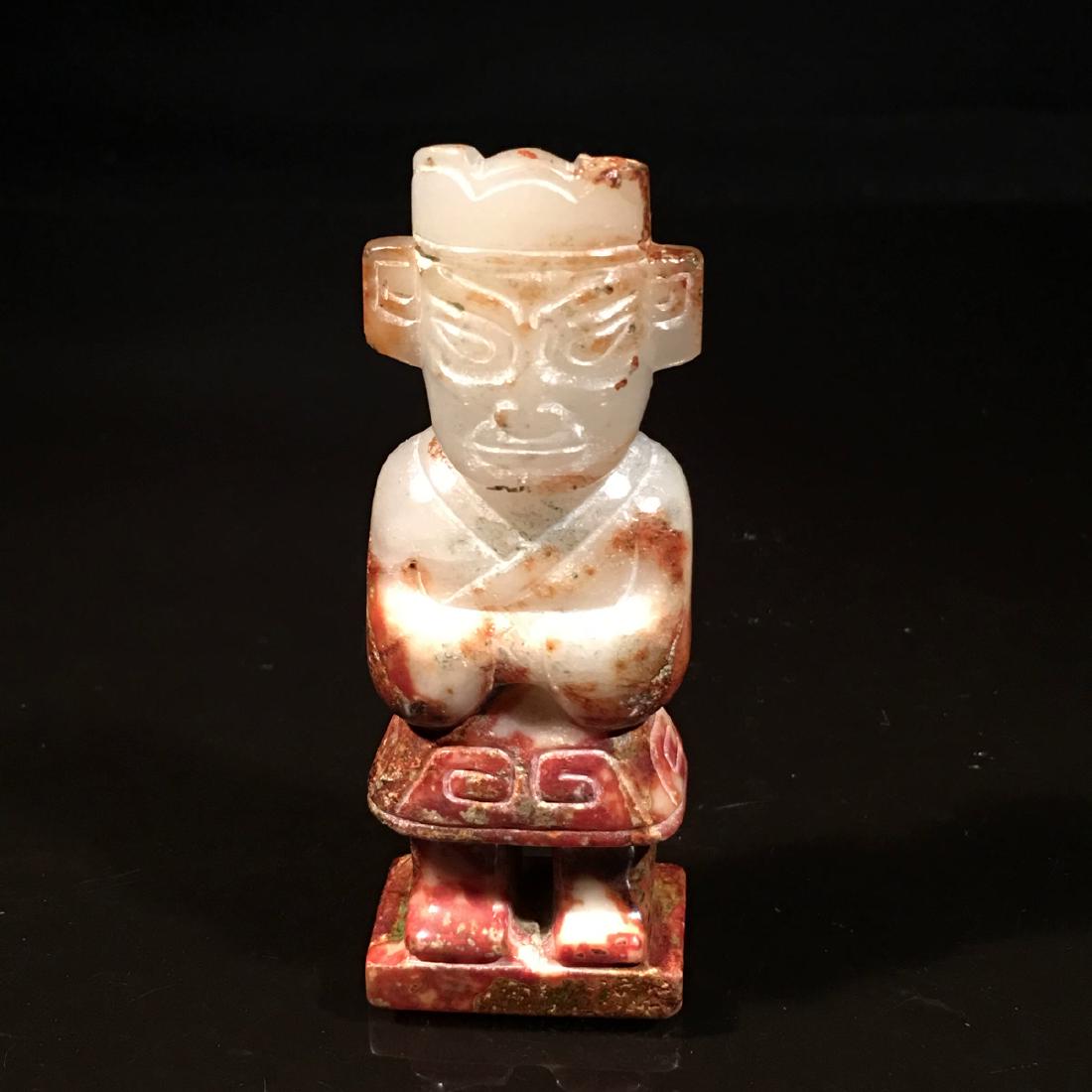 Chinese Jade Figure Statue (1 of 8)