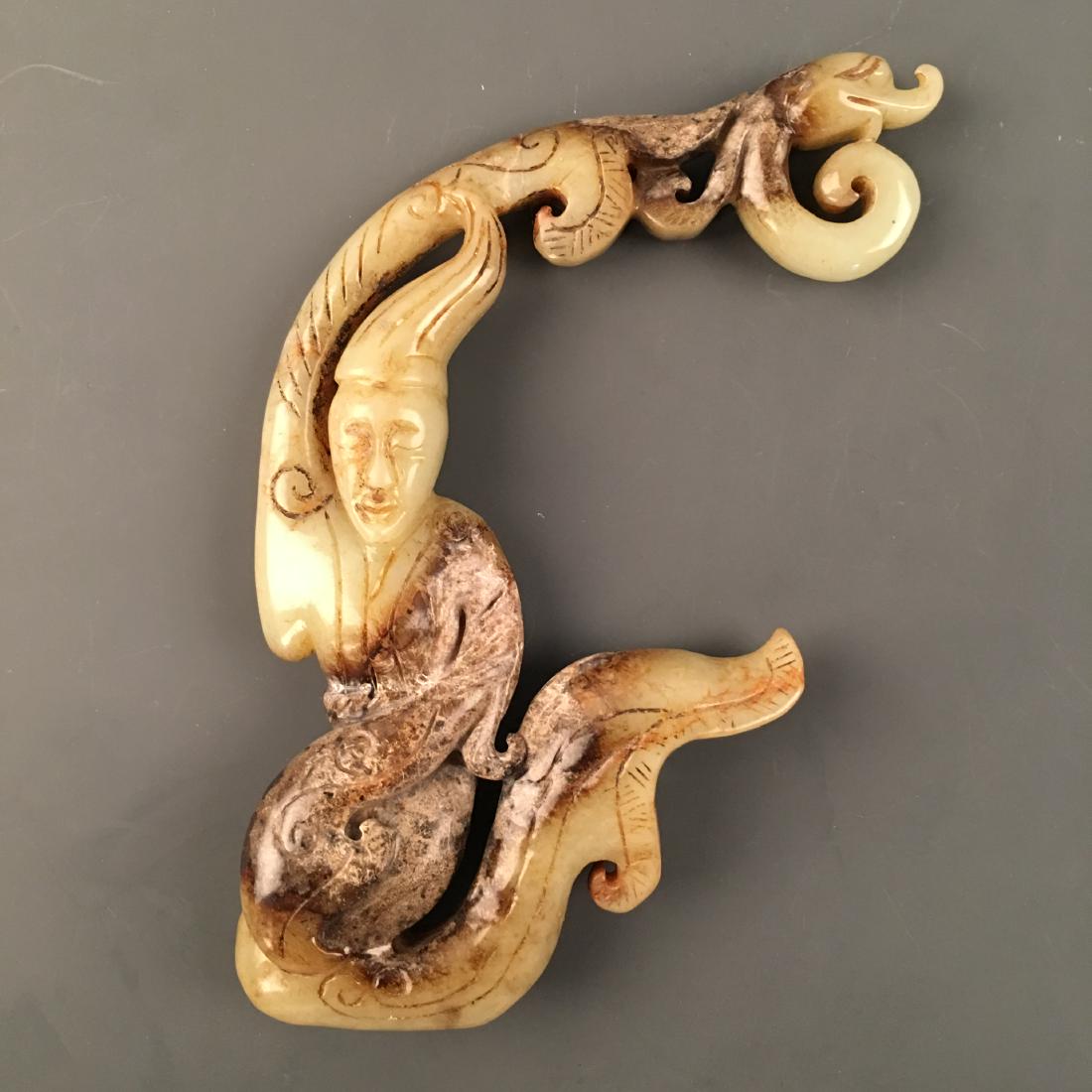 Chinese Jade 'Dancer' Figure: Chinese Jade 'Dancer' Figure 6-1/8'' H, 3-3/8'' W Shipping: We are able to pack and ship this item to an address in the United States for $25.00 via UPS Ground or USPS Priority Mail. Tracking informat