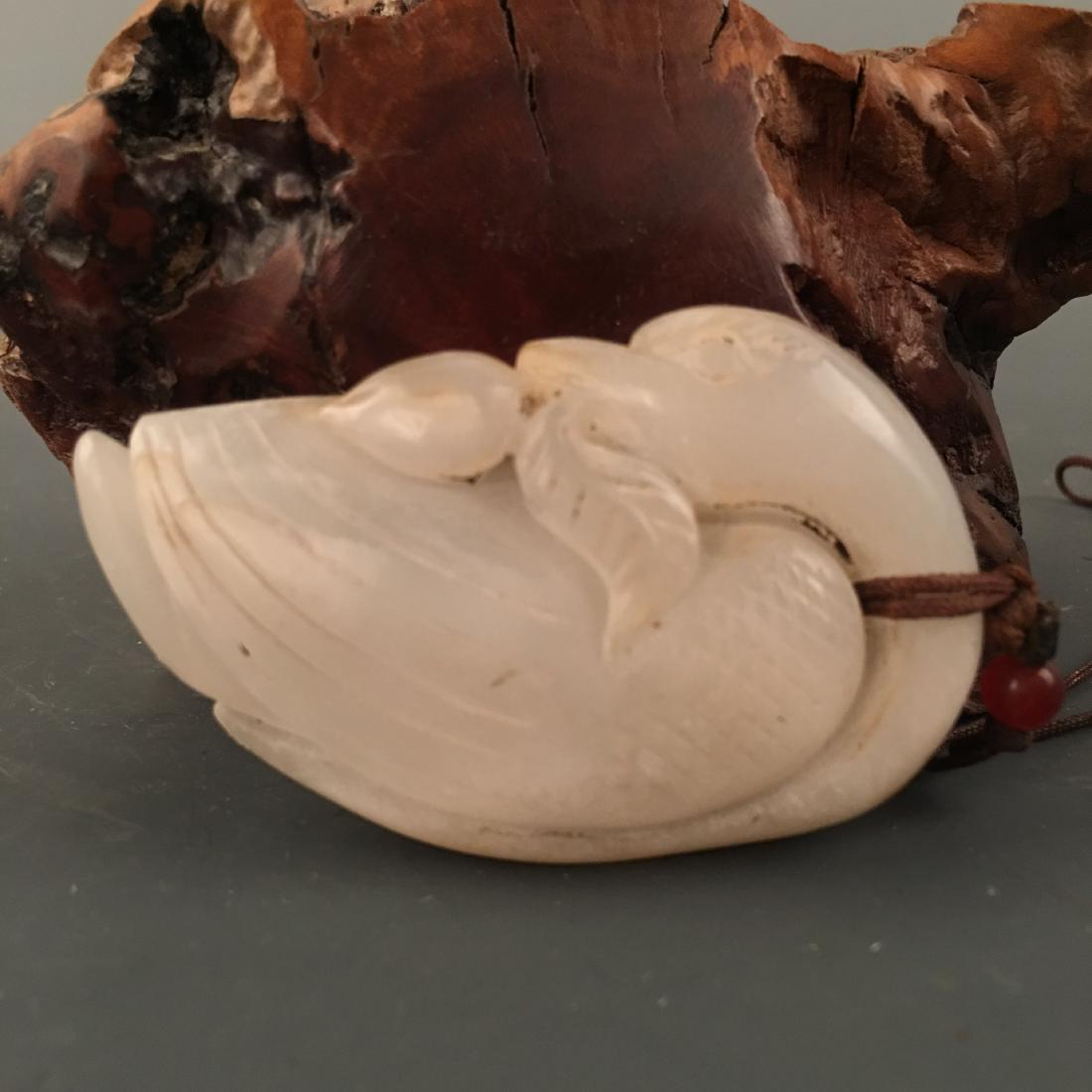 Chinese Jade Duck Pendant (1 of 8)