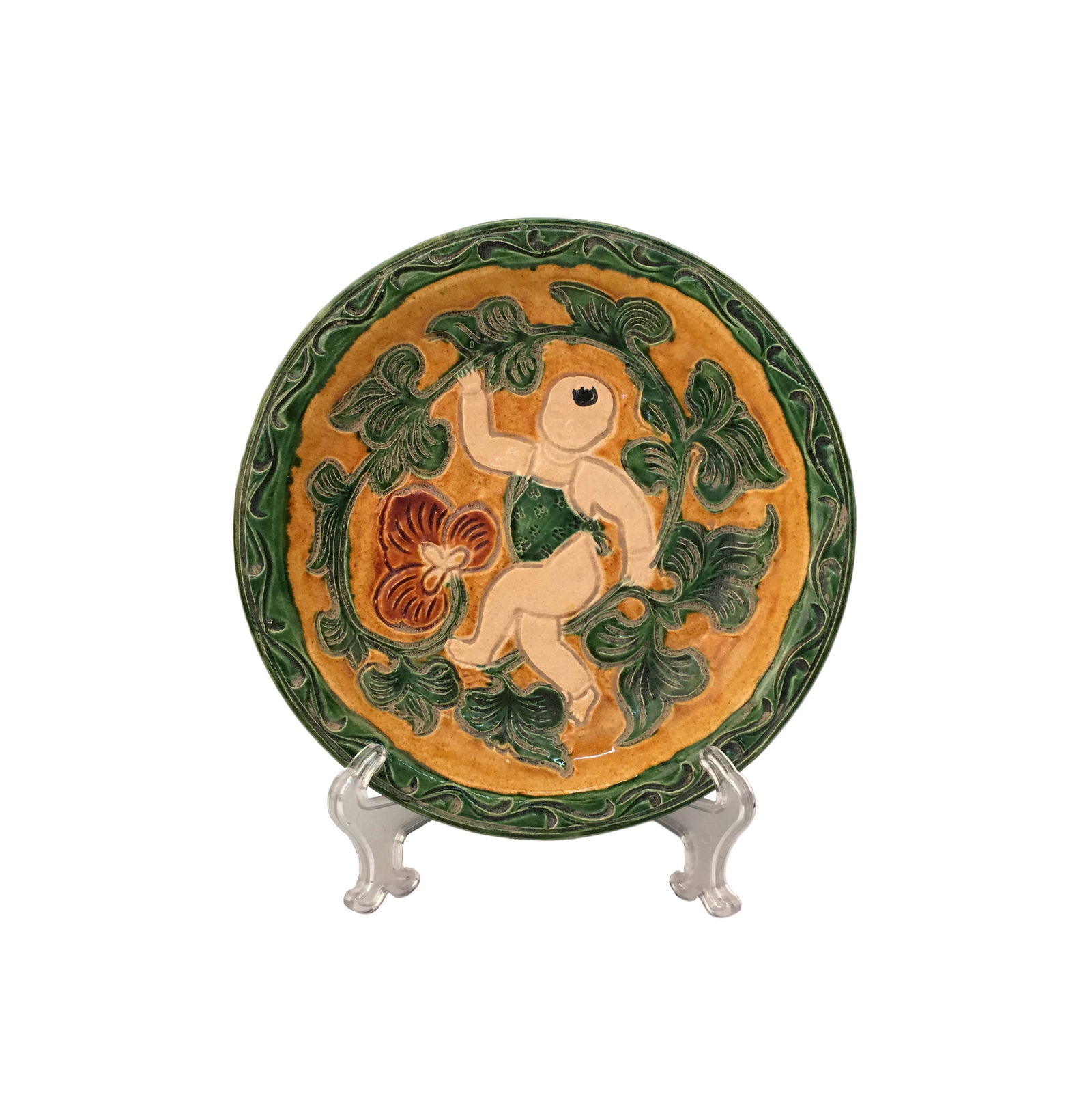 Chinese Sancai Plate (1 of 6)