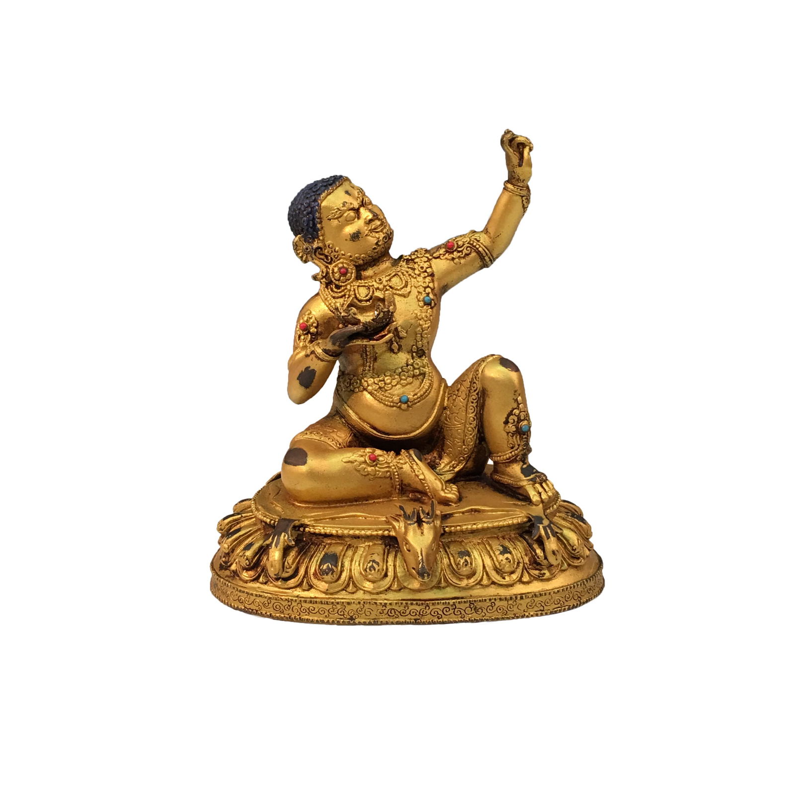 Chinese Gilded-Gold Bronze Buddhist Statue (1 of 11)