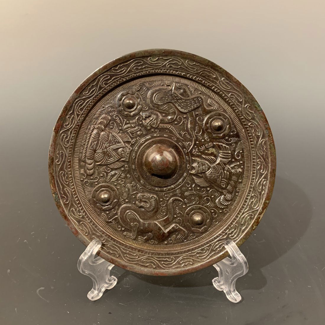 Chinese Bronze Mirror (1 of 6)