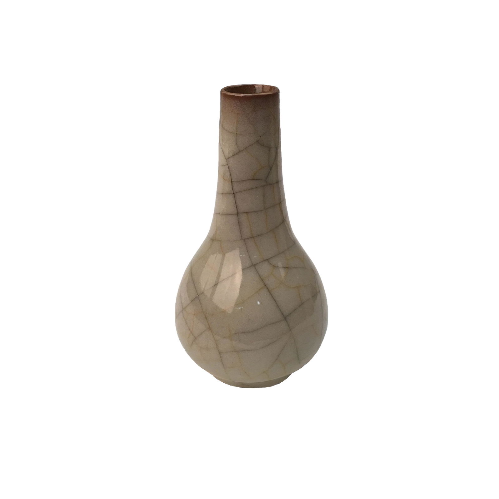 Chinese Guan Type Bottle Vase (1 of 7)