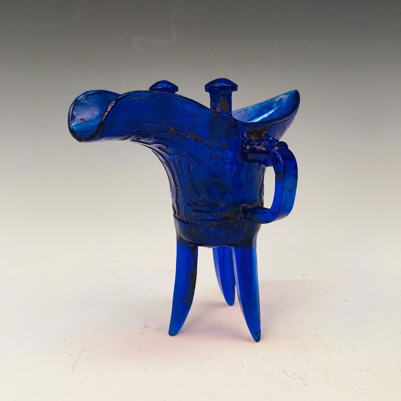 Chinese Coloured Glazed Tripod Cup (1 of 7)