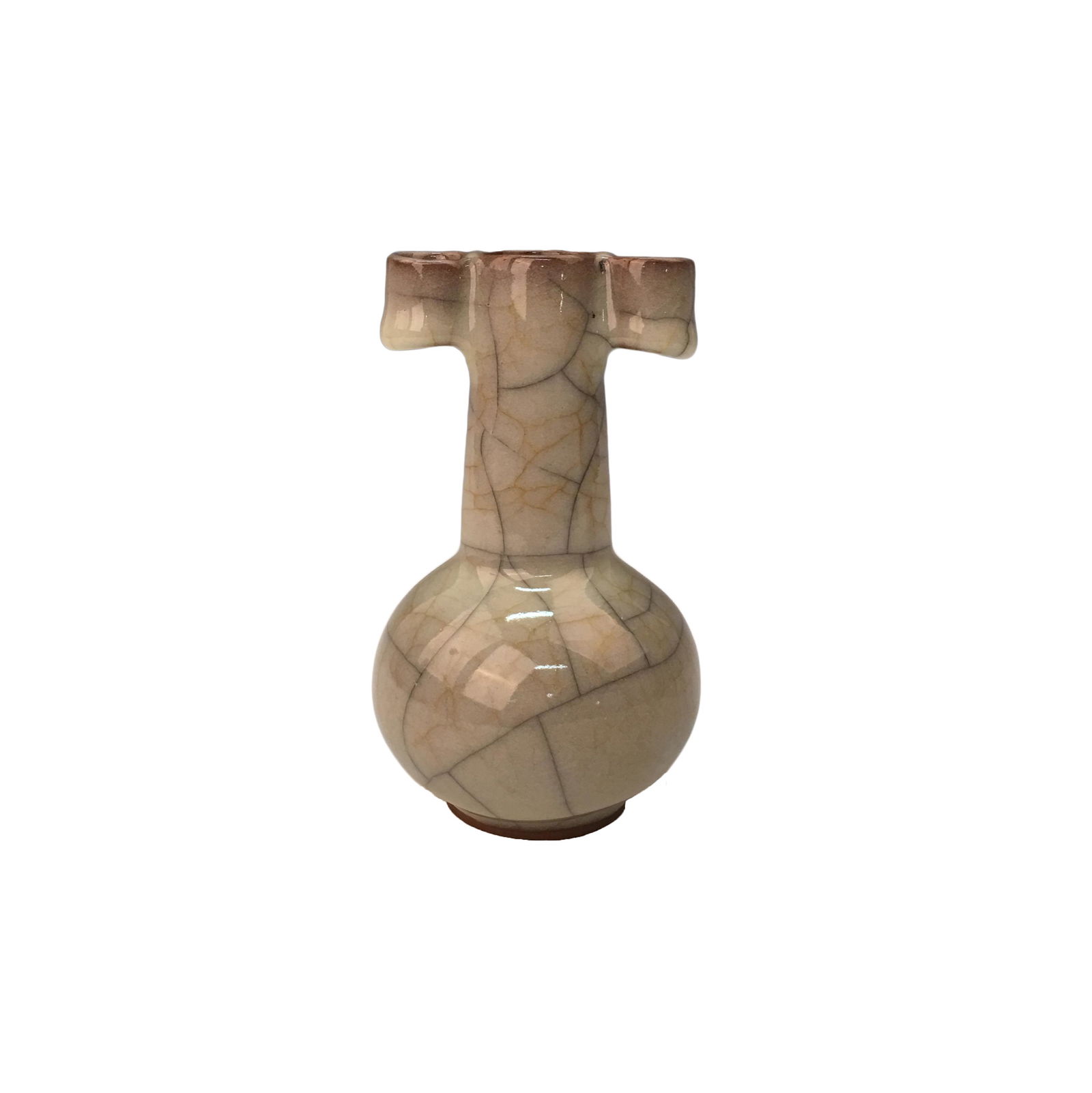 Chinese Guan-Type Bottle Vase (1 of 6)