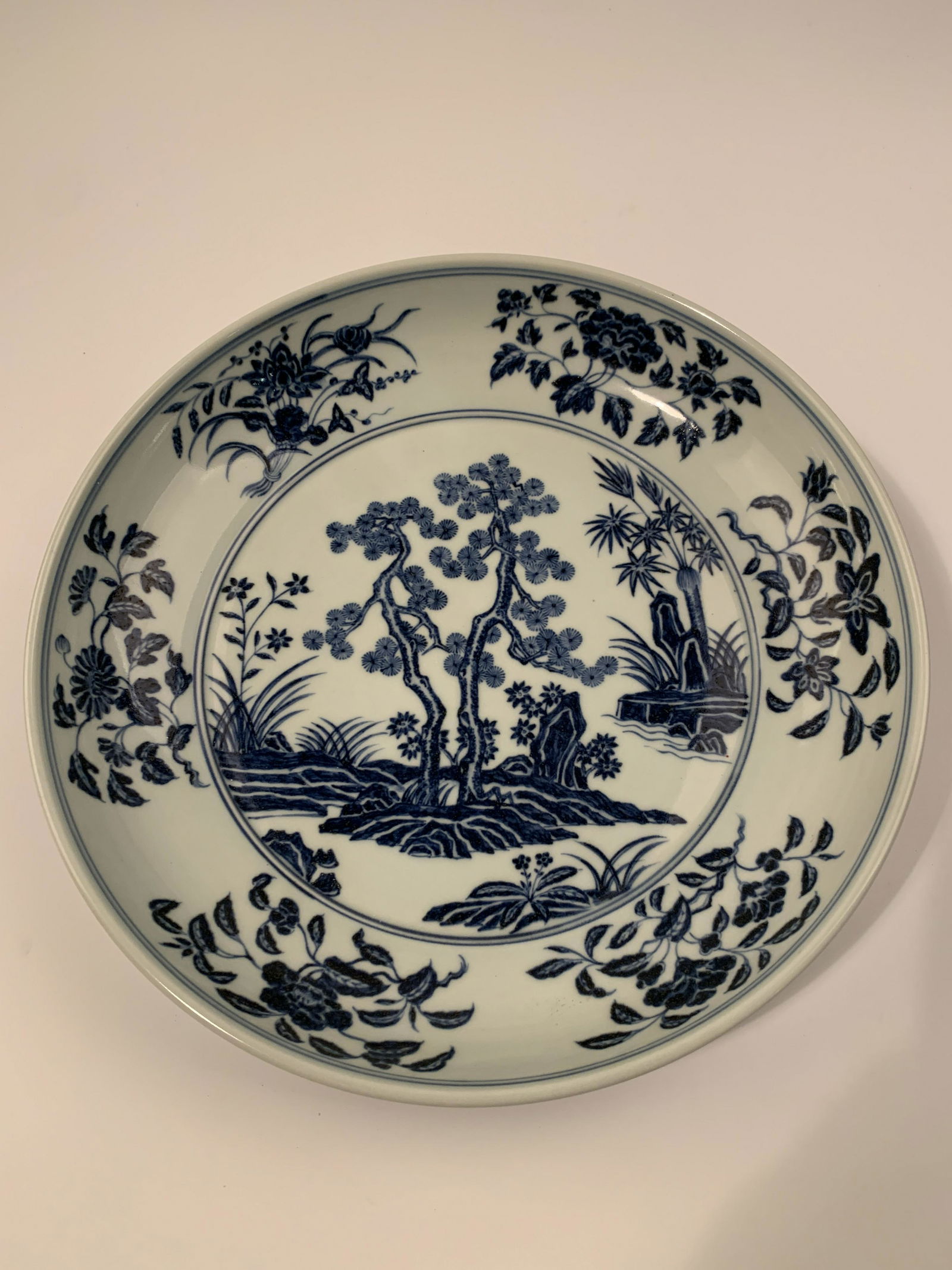 Chinese Ming Blue and White Dish (1 of 11)