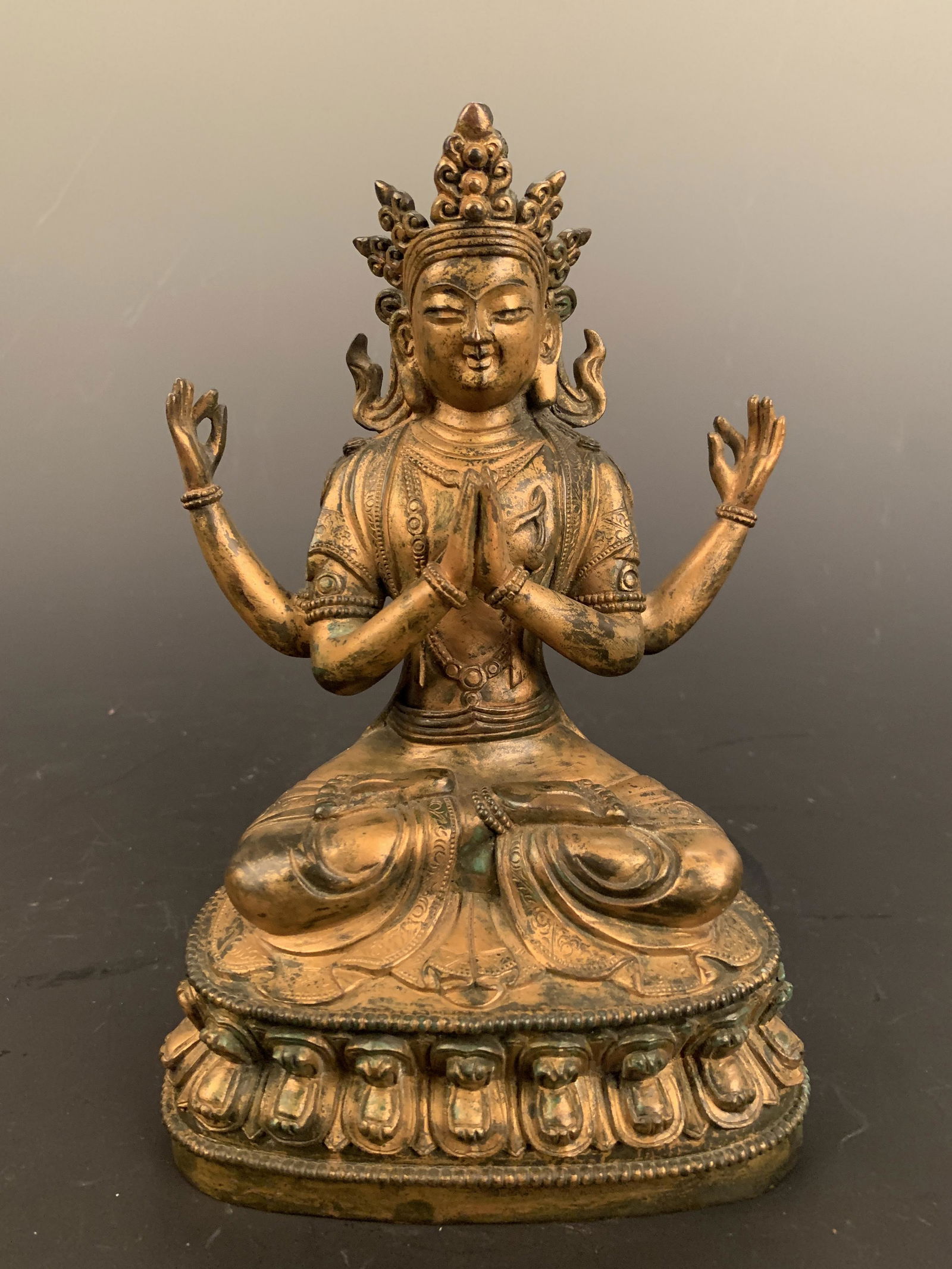 Chinese Ming Dynasty Bronze Guan Yin (1 of 12)
