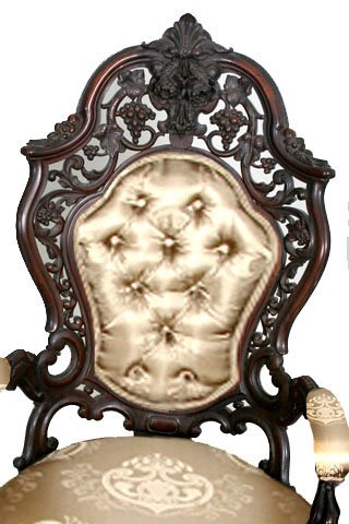 6507 Amazing 3-Pc.Rococo Parlor Set by J.W. Meeks - 4