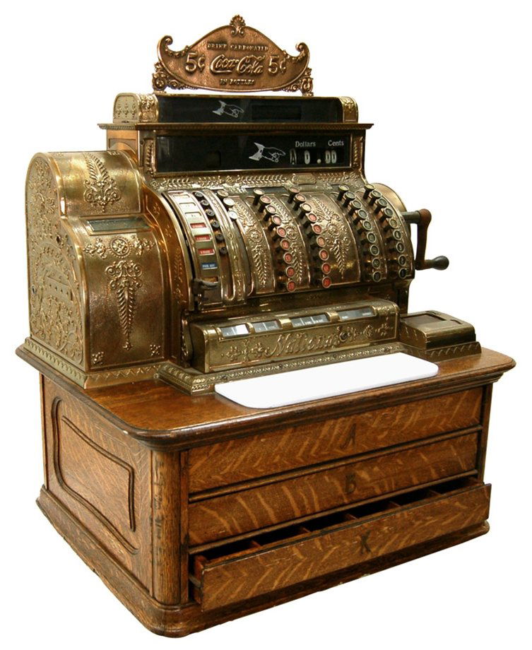7622 Fully Functional Antique National Cash Register