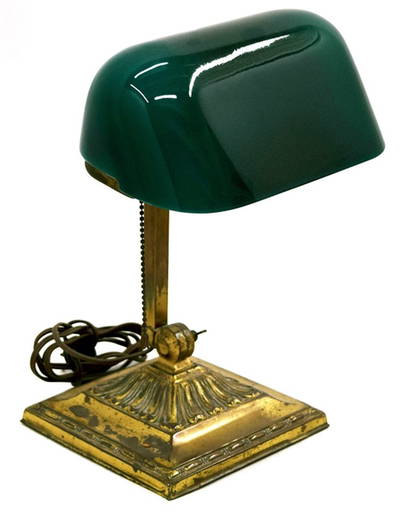 7739 Emeralite 8734 Bankers Lamp