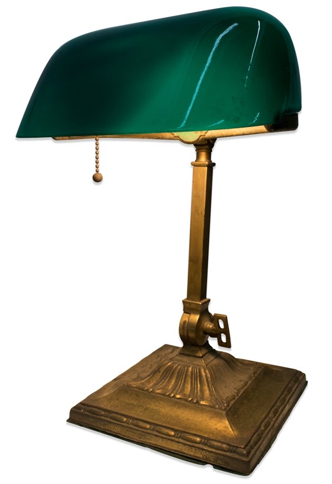 7856 Emeralite No. 8734 Double-Knuckle Lamp Table Lamp (1 of 3)
