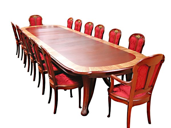 3167 17-Pc. Dumas Designed Art Nouveau Dining Suite (1 of 9)