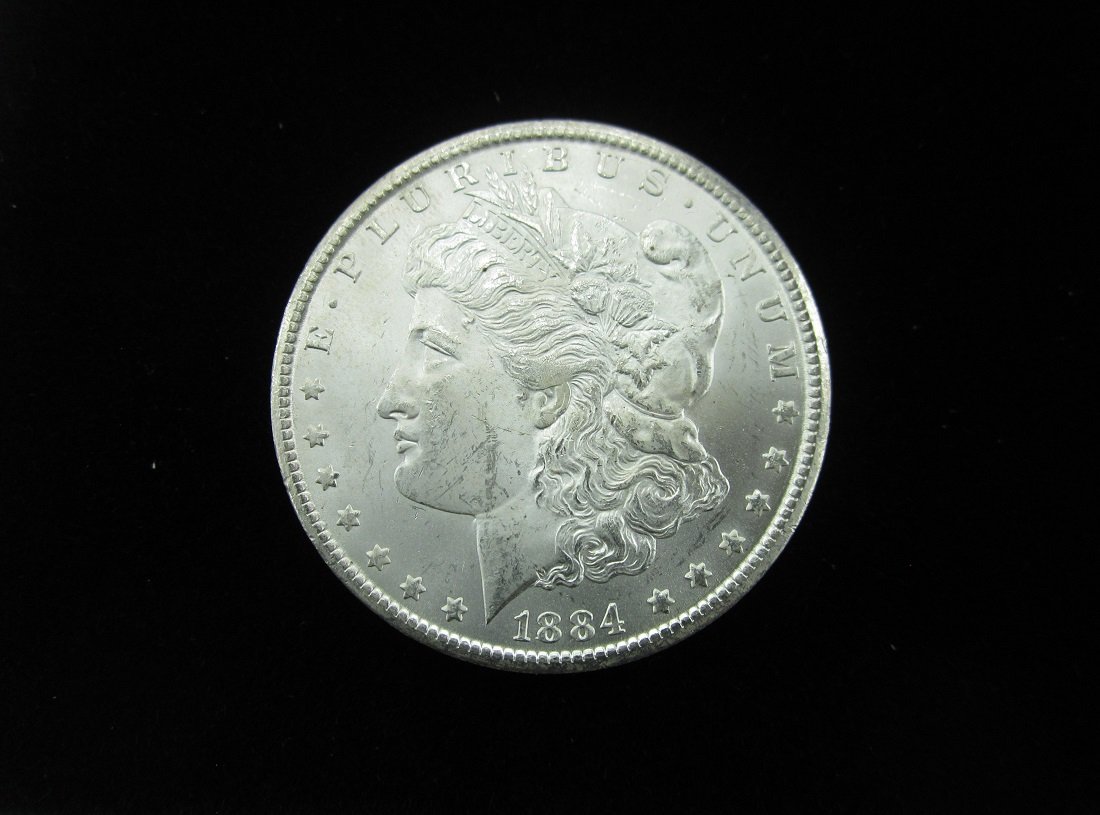 1884-CC Uncirculated Morgan Silver Dollar (1 of 4)