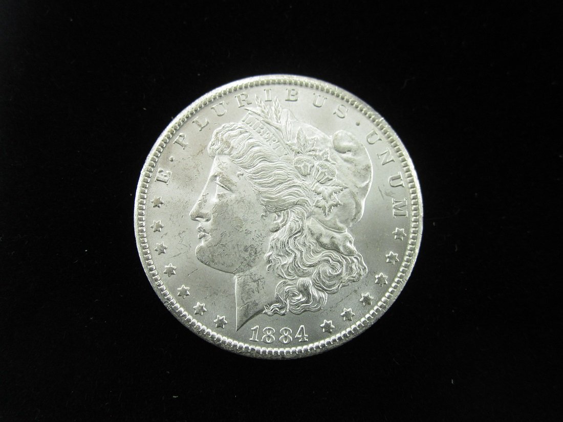 1884-CC Uncirculated Morgan Silver Dollar (1 of 4)