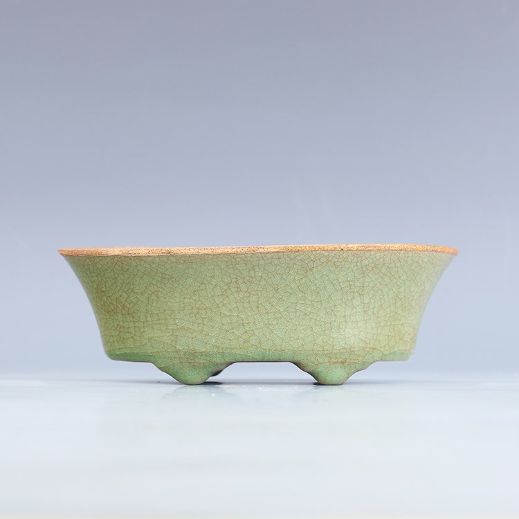 carved fish pattern Phnom Penh four-legged oval basin (1 of 8)