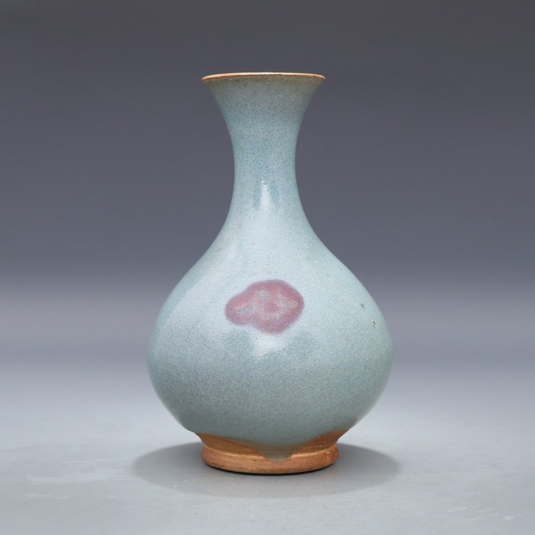 Song Dynasty blue glazed porcelain bottle (1 of 9)