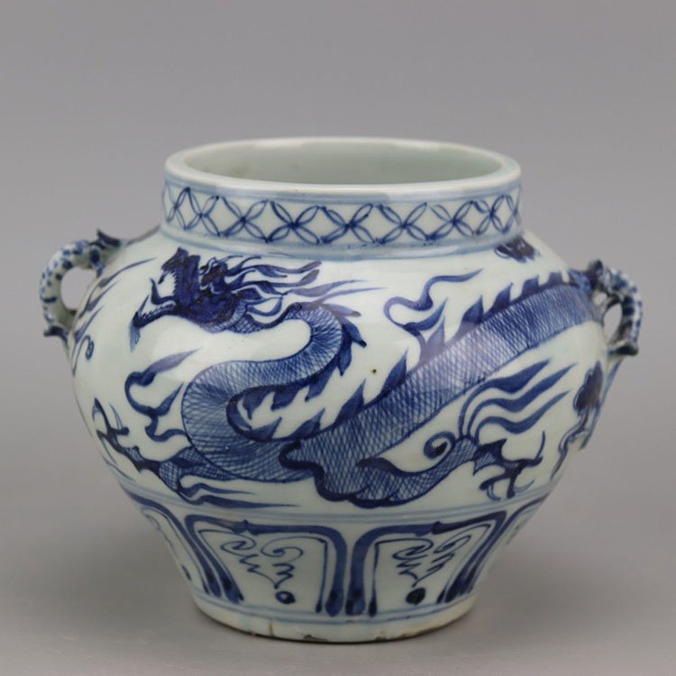 Yuan Dynasty Dragon Pattern Can (1 of 6)