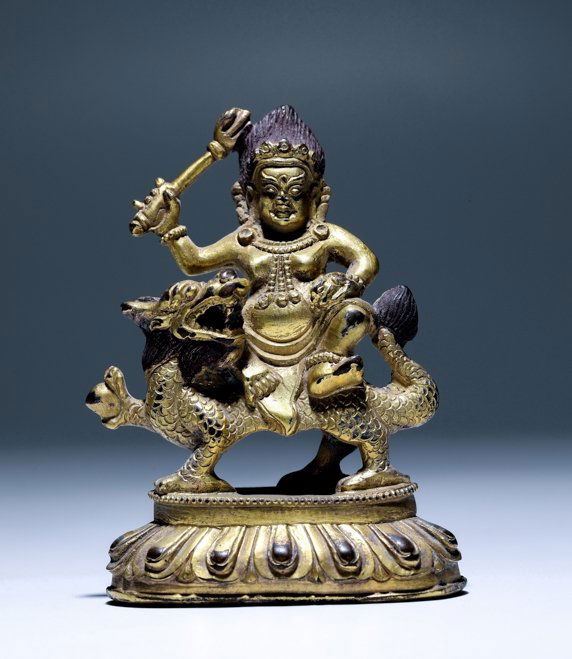 Tibetan Buddhist gold-plated bronze Buddha statue (1 of 5)
