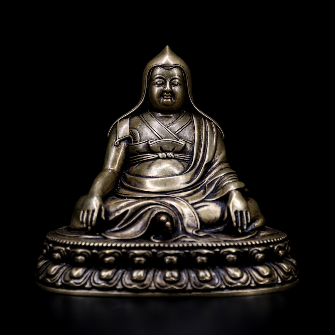Tibetan Buddhist bronze Buddha statue (1 of 5)