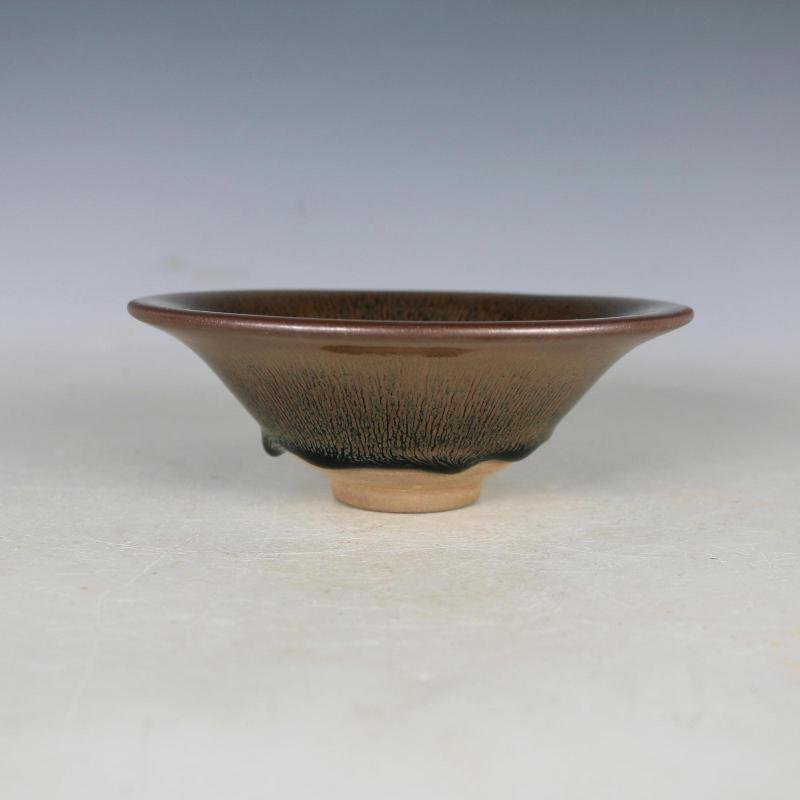 Song Dynasty Yellow Rabbit Hair Tea Bowl (1 of 6)