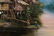 A Signed Oil Painting 'Boats And House' - 2