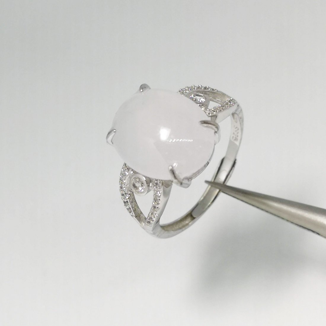 A Highly Translucent Burmese Natural Jadeite Ring (1 of 2)