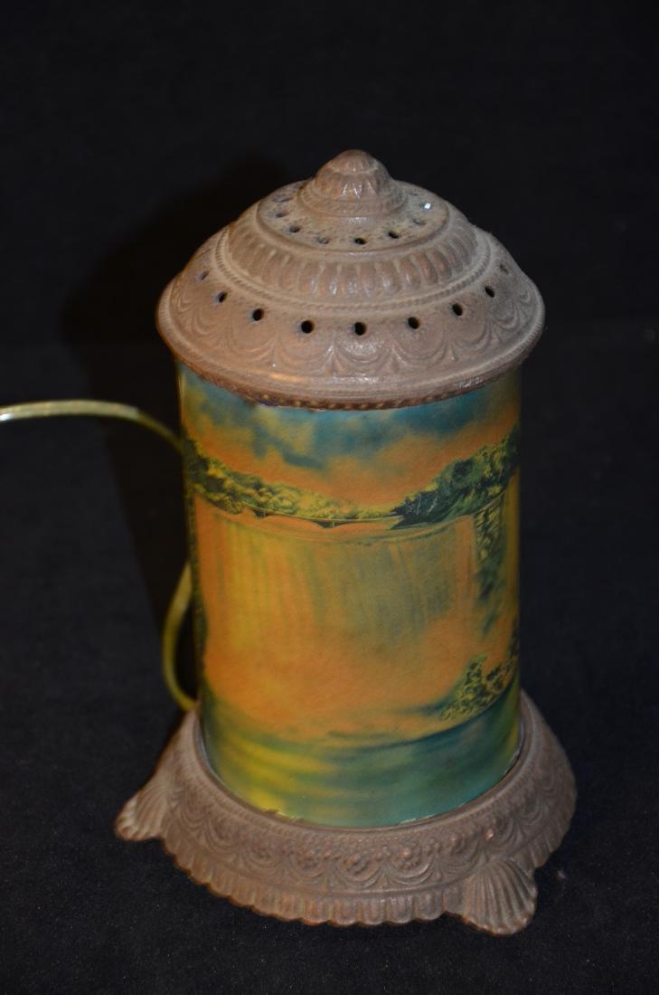 Art Deco Motion Lamp Niagra Falls: This motion lamp is in good/working condition. The cord on the motion lamp has been updated with a new cord but the lamp itself is an original piece.