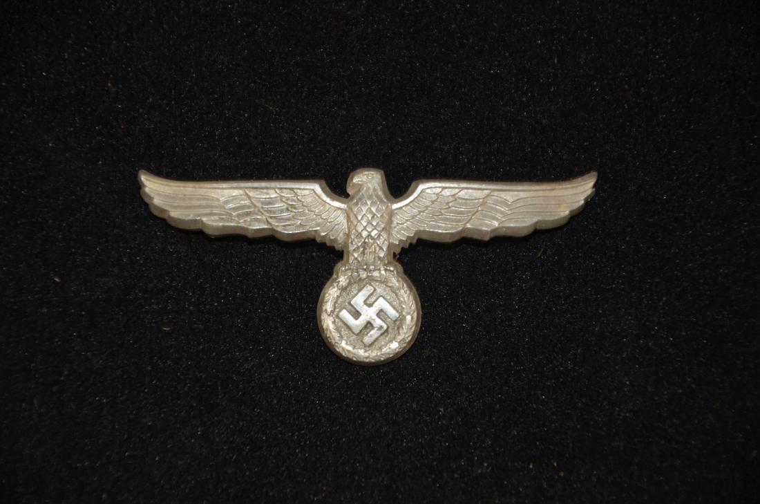 Nazi Germany Eagle Hat Pin: Up for auction is a Nazi Germany Eagle pin in great condition. All WW2 items in this auction are from a former WW2 vet.