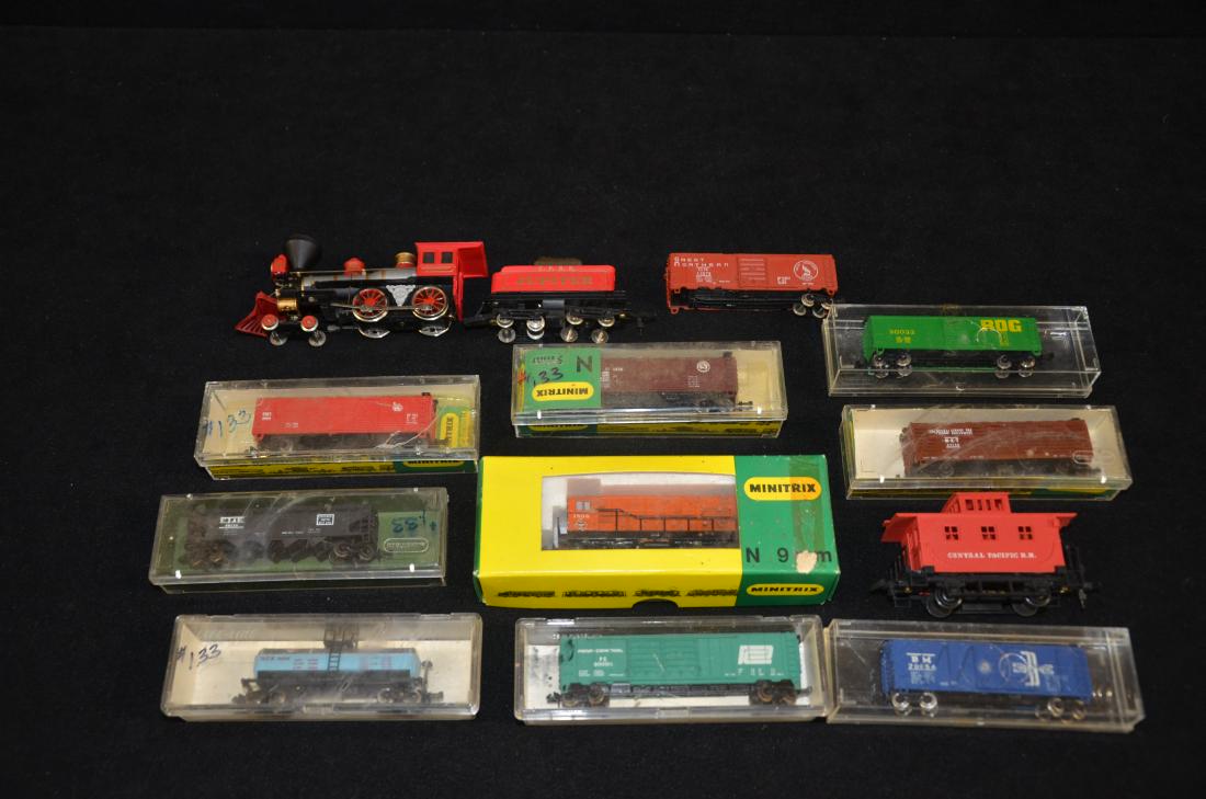 N Scale Train lot: Up for auction is an assortment of N scale trains Bachmann etc.