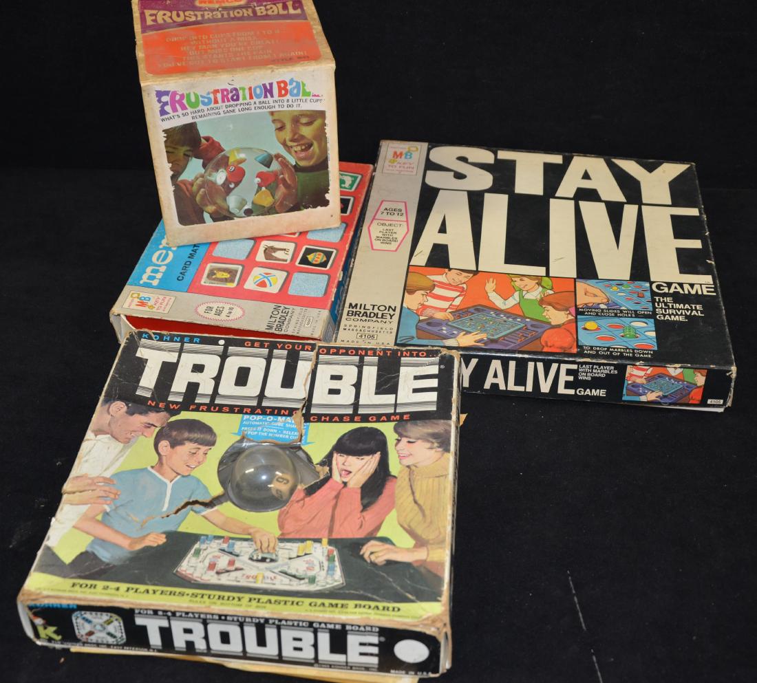 Vintage Board Game Lot: Up for auction is an assorted lot of board games all for one money.