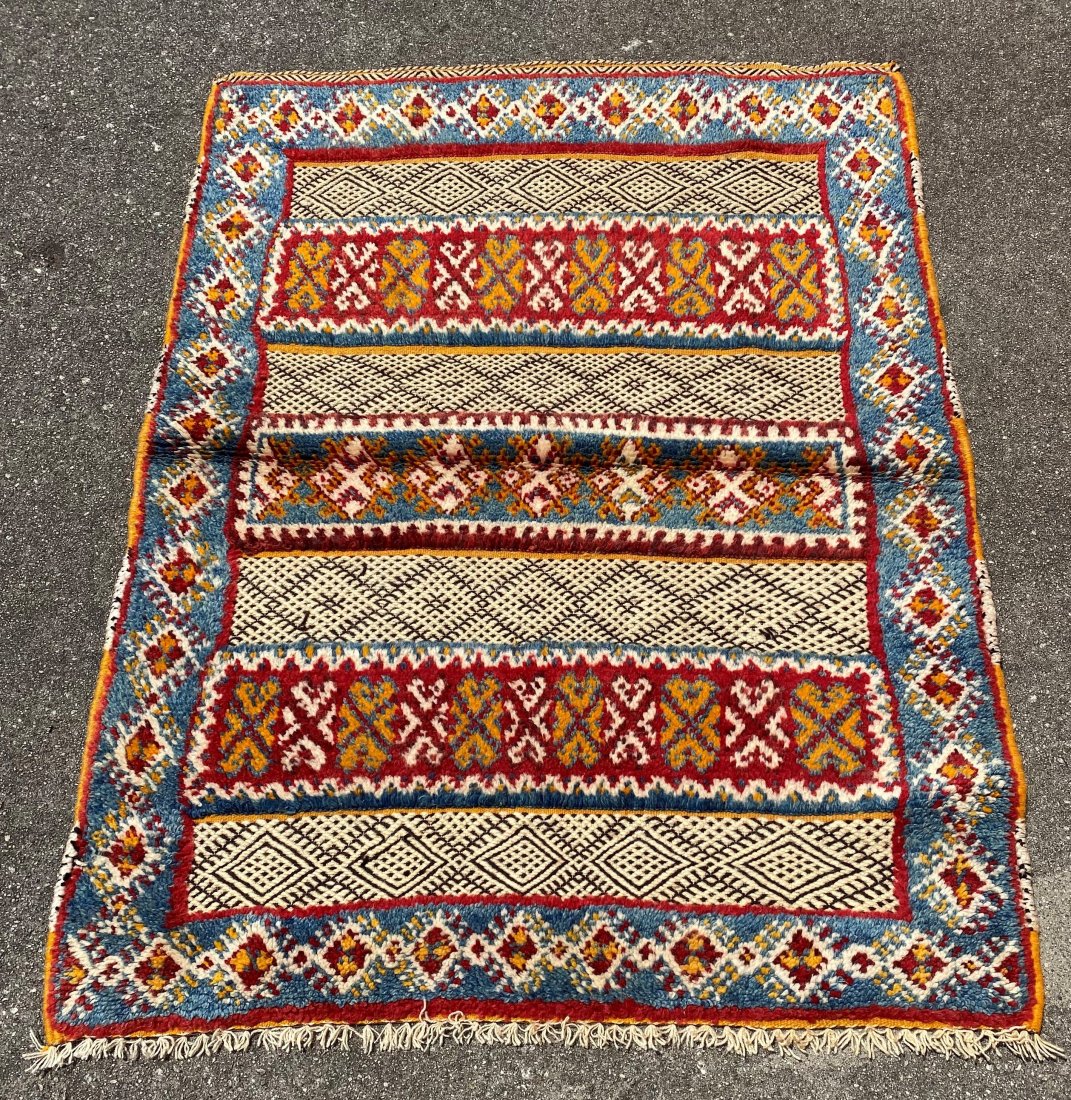 A Small Moroccan Rug 28 x 3'5 (1 of 5)