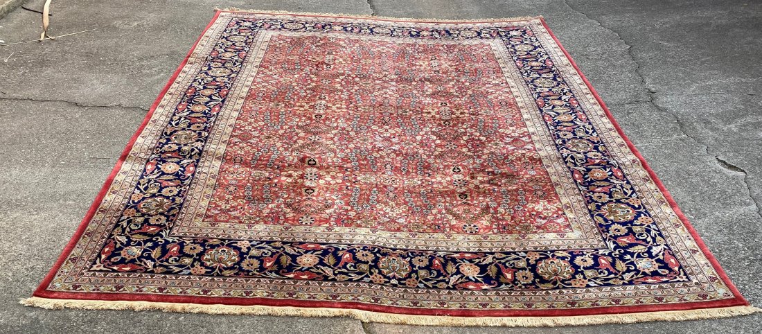 Large Vintage Turkish Hereke Rug 9' x 11'9 (1 of 5)