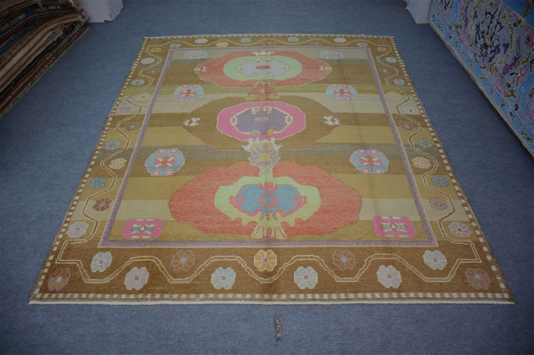 Great Quality Turkish Oushak Wool Rug 8'6" x 10'6" (1 of 6)